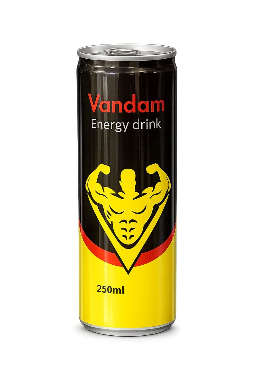 Boisson Énergisante Vandam Energy Drink 250 ml – Booster d’Énergie Instantané