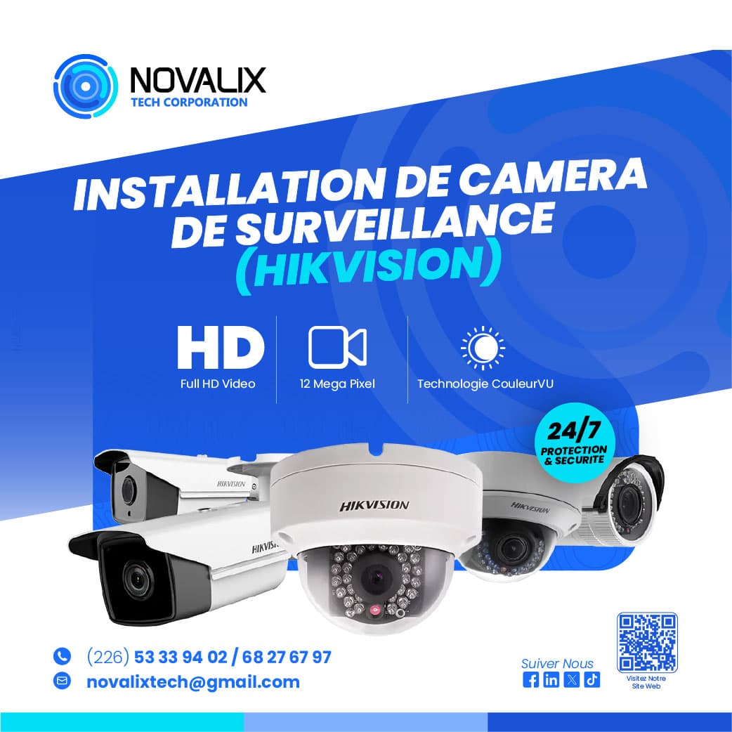 Caméra de surveillance Wi-Fi HD