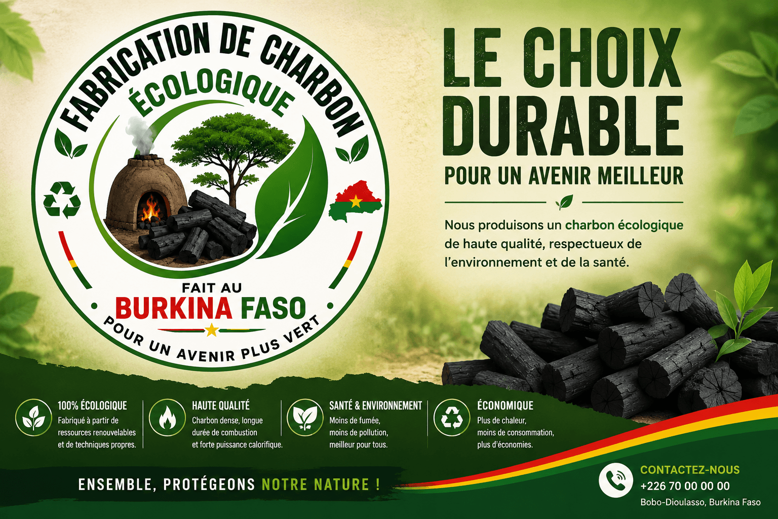 Couverture Charbon Ecologique du Faso